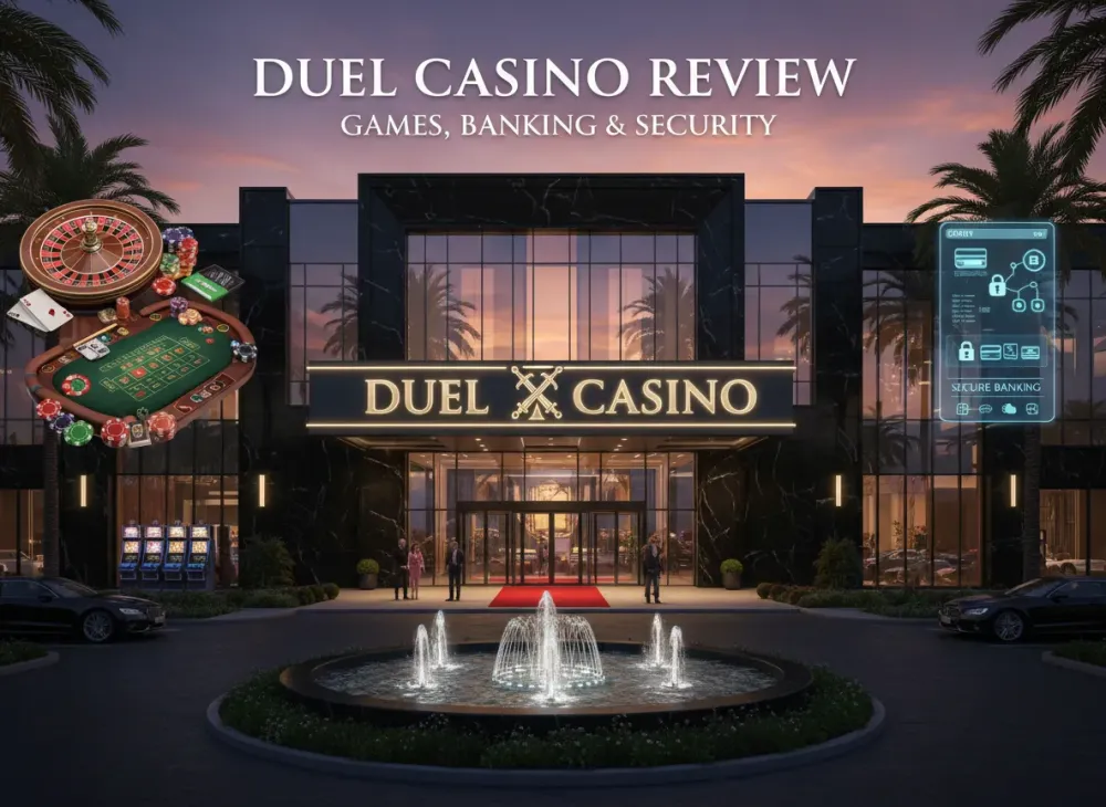 Duel casino review covering games banking and security
